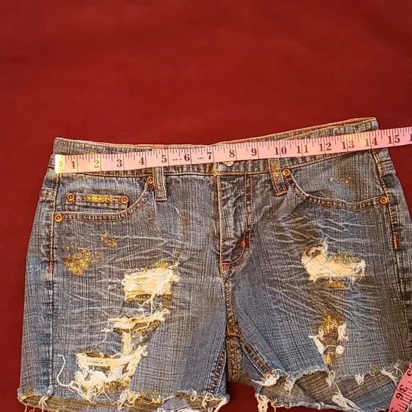 Bongo brand custom distressed cutoffs juniors size 9 - Picture 8 of 11